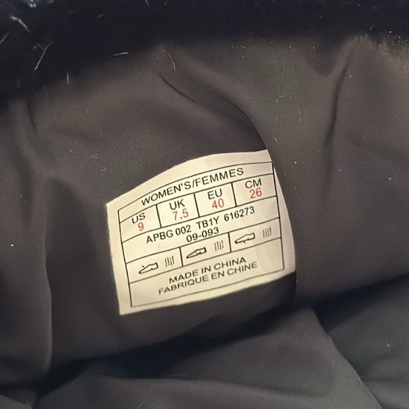 North face women size 9 expedition 700 down fill slip on bootie w/toggle closure - Picture 5 of 6